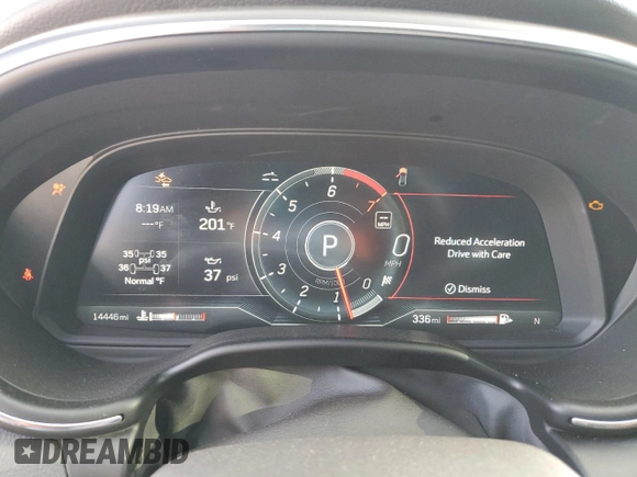 2024 Cadillac CT5 Sport z VIN 1G6DP5RK2R0119473, wystawiony jako Copart lot #48909735 z przebiegiem 14 446 mil mil oraz Szkoda całkowita • Salvage title. Historia ofert i sprzedaży dostępna na DreamBid. Obrazek 9.