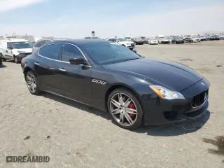 2014 Maserati Quattroporte S Q4 with VIN ZAM56RRAXE1082630, listed as a Copart auction lot 59699864 with 81,535 mi miles and Salvage Title. Bid and sale history available at carsss.com. Image 4.