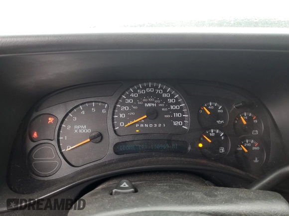 2007 Chevrolet Silverado 1500 LS with VIN 1GCEC19X07Z161070, listed as a Copart auction lot 44288975 with 130,969 mi miles and Salvage Title. Bid and sale history available at DreamBid. Image 9.