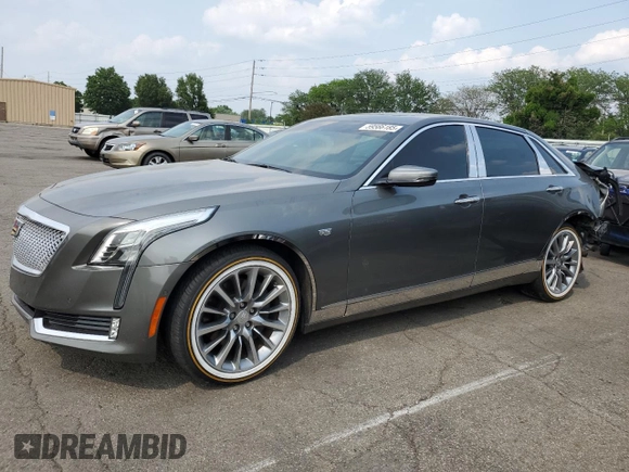 2016 Cadillac CT6 Premium Luxury AWD with VIN 1G6KF5RS6GU148166, listed as a Copart auction lot 59566185 with 112,274 mi miles and Salvage title. Bid and sale history available at DreamBid. Image 1.