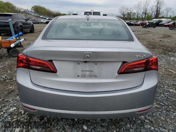 2017 Acura TLX with VIN 19UUB1F38HA008423, listed as a Copart auction lot 52849515 with 136,263 mi miles and Salvage title. Bid and sale history available at DreamBid. Image 6.