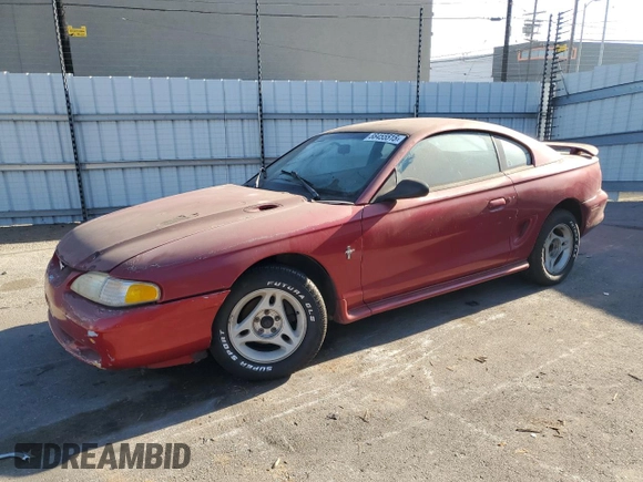 1996 Ford Mustang with VIN 1FALP4048TF192360, listed as a Copart auction lot 88455515 with 162,612 mi miles and Clean Title. Bid and sale history available at carsss.com. Image 1.