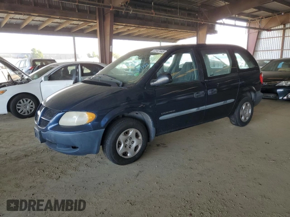 2001 Dodge Caravan SE with VIN 1B4GP25B61B257831, listed as a Copart auction lot 42447445 with 158,578 mi miles and Clean Title. Bid and sale history available at DreamBid. Image 1.