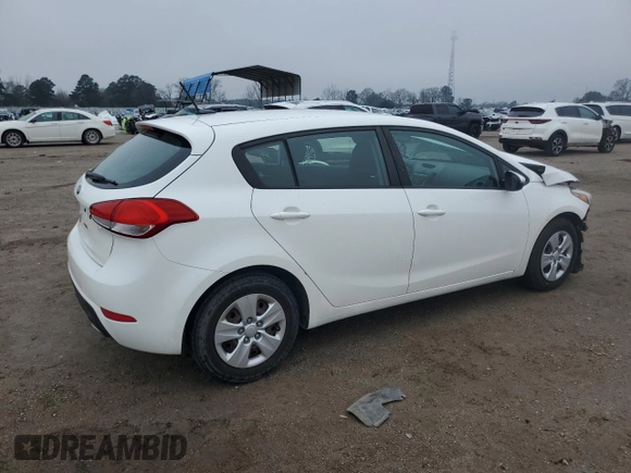 2018 Kia Forte LX with VIN KNAFK5A84J5772959, listed as a Copart auction lot 46408545 with 53,577 mi miles and Non Repairable. Bid and sale history available at carsss.com. Image 3.