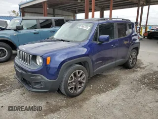 2016 Jeep Renegade Latitude with VIN ZACCJABW7GPE20005, listed as a Copart auction lot 88877675 with 53,091 mi miles and Salvage Title. Bid and sale history available at DreamBid. Image 1.