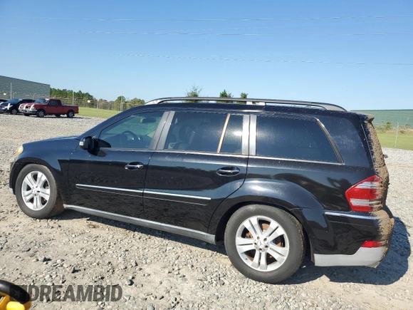 2007 Mercedes-Benz GL-Class with VIN 4JGBF71E27A271393, listed as a Copart auction lot 72500594 with 153,825 mi miles and Salvage Title. Bid and sale history available at carsss.com. Image 2.