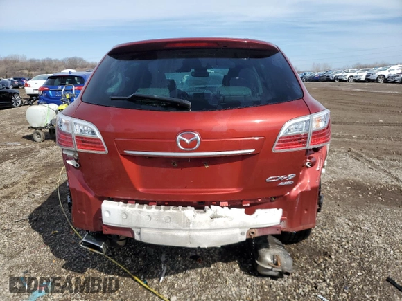 2012 Mazda CX-9 Grand Touring with VIN JM3TB3DA7C0368120, listed as a Copart auction lot 49294975 with 98,071 mi miles and Salvage Title. Bid and sale history available at DreamBid. Image 6.