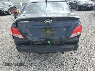 2016 Hyundai Accent SE with VIN KMHCT4AE5GU977073, listed as a Copart auction lot 49668995 with 0 mi miles and Salvage Title. Bid and sale history available at carsss.com. Image 6.