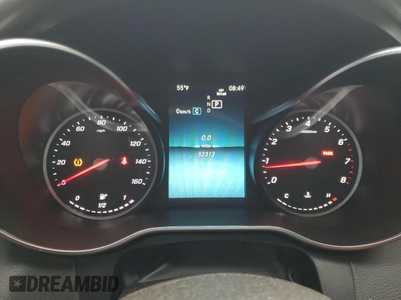 2019 Mercedes-Benz C 300 z VIN 55SWF8EB0KU321797, wystawiony jako Copart lot #53158085 z przebiegiem 52 313 mil mil oraz Szkoda całkowita • Salvage title. Historia ofert i sprzedaży dostępna na DreamBid. Obrazek 9.