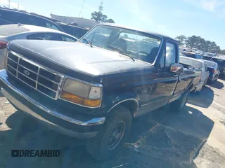 1995 Ford F-150 with VIN 1FTEF14N6SLB97371, listed as a IAAI auction lot 41833883 with 156,408 mi miles. Bid and sale history available at carsss.com. Image 2.