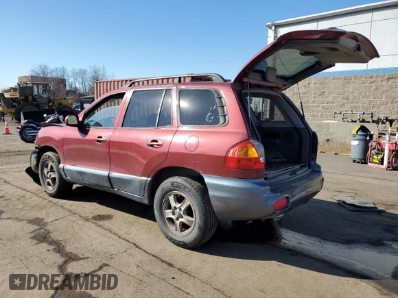 2004 Hyundai Santa Fe GLS with VIN KM8SC73D94U845379, listed as a Copart auction lot 48625095 with 132,844 mi miles and Salvage Title. Bid and sale history available at carsss.com. Image 2.