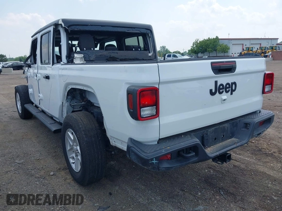 2023 Jeep Gladiator Sport S with VIN 1C6HJTAG3PL532694, listed as a IAAI auction lot 42446863 with 40,525 mi miles and . Bid and sale history available at DreamBid. Image 3.