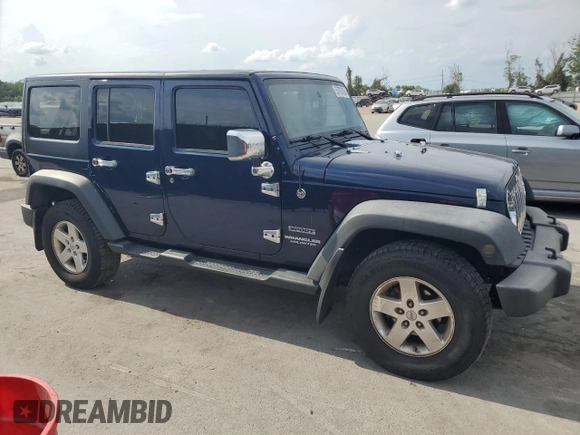 2013 Jeep Wrangler Unlimited Sport z VIN 1C4BJWDG7DL509796, wystawiony jako Copart lot #55787455 z przebiegiem 178 907 mil mil oraz Nie do naprawy • Non repairable. Historia ofert i sprzedaży dostępna na DreamBid. Obrazek 4.