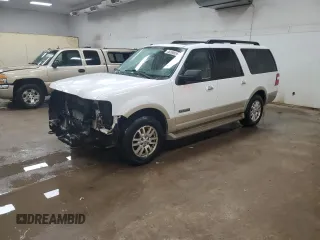 2007 Ford Expedition Max Eddie Bauer with VIN 1FMFK18567LA84940, listed as a Copart auction lot 46368655 with 270,553 mi miles and Clean Title. Bid and sale history available at DreamBid. Image 1.