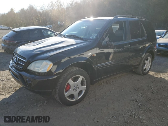 2000 Mercedes-Benz M-Class AMG with VIN 4JGAB74E4YA213337, listed as a Copart auction lot 78241244 with 159,530 mi miles and Salvage Title. Bid and sale history available at carsss.com. Image 1.