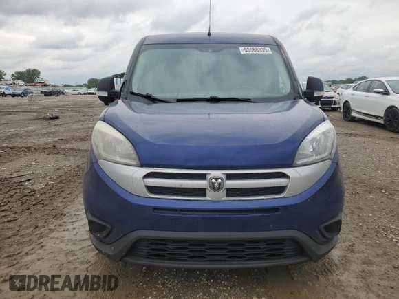 2016 Ram ProMaster City Cargo Tradesman SLT with VIN ZFBERFBT2G6C93788, listed as a Copart auction lot 58568335 with 378,275 mi miles and Clean title. Bid and sale history available at DreamBid. Image 5.
