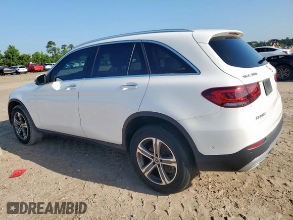 2021 Mercedes-Benz GLC 300 with VIN W1N0G8DB8MF940662, listed as a Copart auction lot 58817955 with 48,925 mi miles and Salvage title. Bid and sale history available at DreamBid. Image 2.