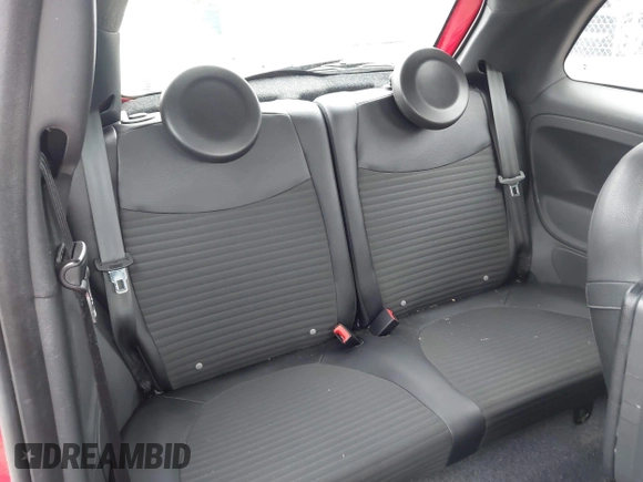 2015 FIAT 500 Sport with VIN 3C3CFFBR7FT707154, listed as a IAAI auction lot 41836730 with 77,675 mi miles. Bid and sale history available at carsss.com. Image 8.