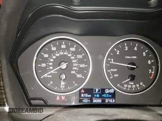 2018 BMW X1 xDrive28i with VIN WBXHT3C37J5L25365, listed as a Copart auction lot 50056365 with 36,200 mi miles and Salvage Title. Bid and sale history available at carsss.com. Image 9.