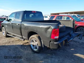 2018 Ram 1500 Express with VIN 1C6RR7FG1JS113902, listed as a IAAI auction lot 41406366 with 97,815 mi miles. Bid and sale history available at carsss.com. Image 3.