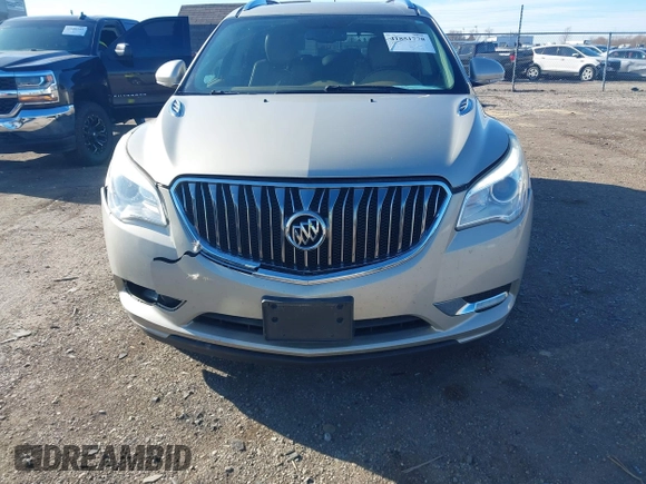 2014 Buick Enclave Leather with VIN 5GAKRBKD6EJ329850, listed as a IAAI auction lot 41851778 with 141,683 mi miles and . Bid and sale history available at DreamBid. Image 13.