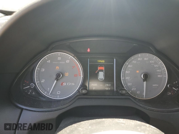 2014 Audi SQ5 Premium Plus with VIN WA1CGAFP4EA101976, listed as a Copart auction lot 59542494 with 75,645 mi miles and Salvage Title. Bid and sale history available at carsss.com. Image 9.
