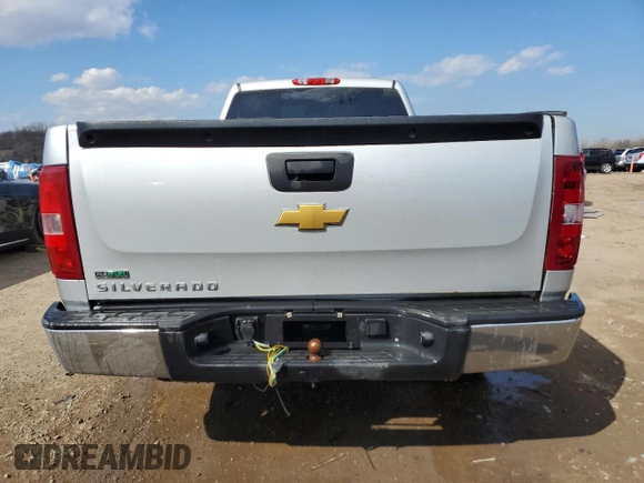 2011 Chevrolet Silverado 1500 Work Truck with VIN 1GCNCPEA8BZ153960, listed as a Copart auction lot 50545345 with 72,446 mi miles and Salvage Title. Bid and sale history available at DreamBid. Image 6.