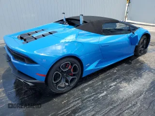 2016 Lamborghini Huracan LP 610-4 с VIN ZHWUR1ZF5GLA04553, выставлен на аукционе Copart как лот 57830675 с пробегом 15 820 миль миль и Списание • Salvage title. История ставок и продаж доступна на DreamBid. Изображение 3.