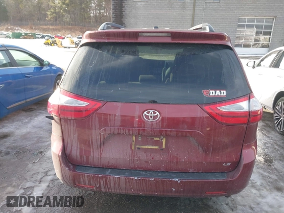 2017 Toyota Sienna LE Auto Access Seat with VIN 5TDKZ3DC7HS863682, listed as a IAAI auction lot 41488878 with 134,733 mi miles. Bid and sale history available at carsss.com. Image 16.