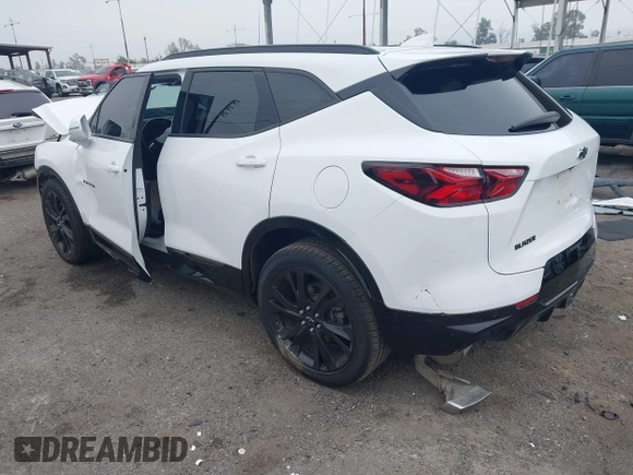 2019 Chevrolet Blazer RS z VIN 3GNKBERS8KS647477, wystawiony jako IAAI lot #42035058 z przebiegiem 81 205 mil mil oraz . Historia ofert i sprzedaży dostępna na DreamBid. Obrazek 3.