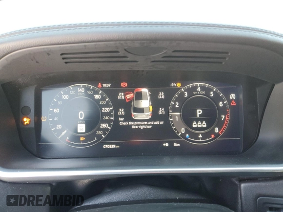 2021 Land Rover Range Rover P525 Westminster с VIN SALGS2SEXMA438501, выставлен на аукционе Copart как лот 42496235 с пробегом 70 839 миль миль и Списание • Salvage title. История ставок и продаж доступна на DreamBid. Изображение 9.