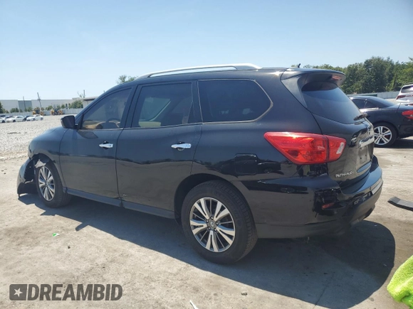 2018 Nissan Pathfinder SV with VIN 5N1DR2MN0JC629021, listed as a Copart auction lot 57286605 with 166,183 mi miles and Salvage title. Bid and sale history available at DreamBid. Image 2.