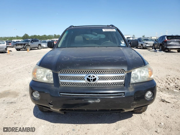 2006 Toyota Highlander Hybrid with VIN JTEDW21A360003529, listed as a Copart auction lot 52353395 with 253,896 mi miles and Clean Title. Bid and sale history available at carsss.com. Image 5.