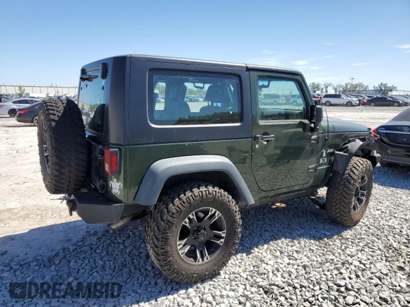 2008 Jeep Wrangler X with VIN 1J4FA24198L511622, listed as a Copart auction lot 48184475 with 169,664 mi miles and Salvage Title. Bid and sale history available at DreamBid. Image 3.