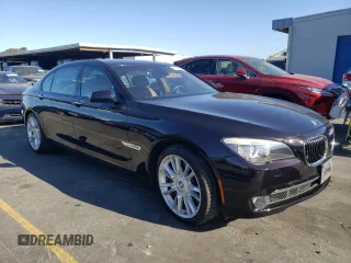 2011 BMW 7 Series 750Li with VIN WBAKB8C52BCY66628, listed as a Copart auction lot 77191054 with 39,503 mi miles and Salvage Title. Bid and sale history available at carsss.com. Image 4.