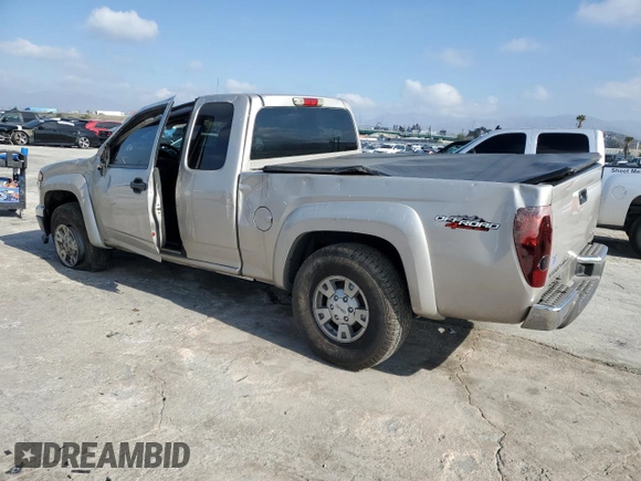 2008 GMC Canyon SLE1 with VIN 1GTDT39E788212660, listed as a Copart auction lot 44756865 with 127,977 mi miles and Salvage Title. Bid and sale history available at carsss.com. Image 2.