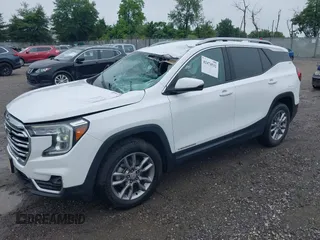 2022 GMC Terrain SLT with VIN 3GKALVEV1NL164112, listed as a IAAI auction lot 42474532 with 101,649 mi miles and . Bid and sale history available at DreamBid. Image 2.