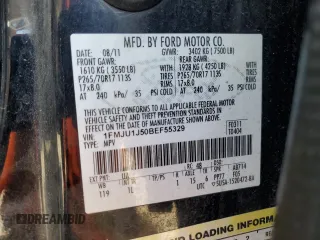 2011 Ford Expedition XLT с VIN 1FMJU1J50BEF55329, выставлен на аукционе Copart как лот 57365405 с пробегом 238 525 миль миль и Чистый • Clean title. История ставок и продаж доступна на DreamBid. Изображение 13.