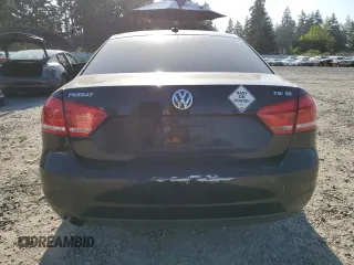 2014 Volkswagen Passat SE with VIN 1VWBT7A34EC107881, listed as a Copart auction lot 65431345 with 106,432 mi miles and Salvage title. Bid and sale history available at DreamBid. Image 6.
