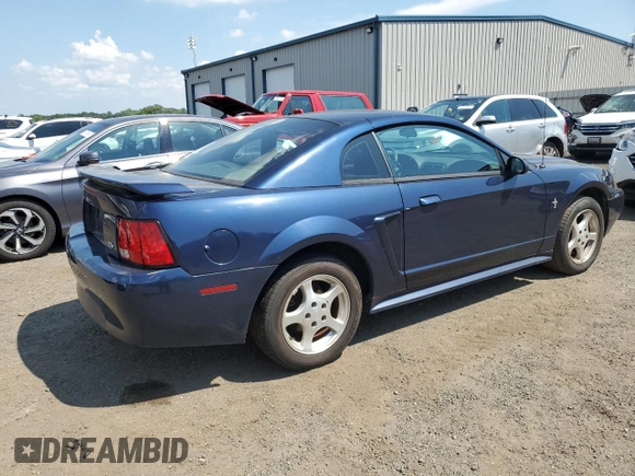 2002 Ford Mustang Standard with VIN 1FAFP40442F202944, listed as a Copart auction lot 62178415 with 124,619 mi miles and Salvage title. Bid and sale history available at DreamBid. Image 3.