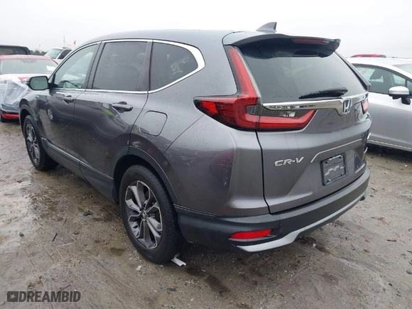 2020 Honda CR-V Hybrid EX-L with VIN 7FART6H8XLE011609, listed as a IAAI auction lot 41573897 with 95,966 mi miles. Bid and sale history available at carsss.com. Image 3.