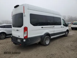 2020 Ford Transit Passenger XL with VIN 1FBVU5XG7LKB18117, listed as a Copart auction lot 86842764 with 42,130 mi miles and Salvage Title. Bid and sale history available at DreamBid. Image 3.