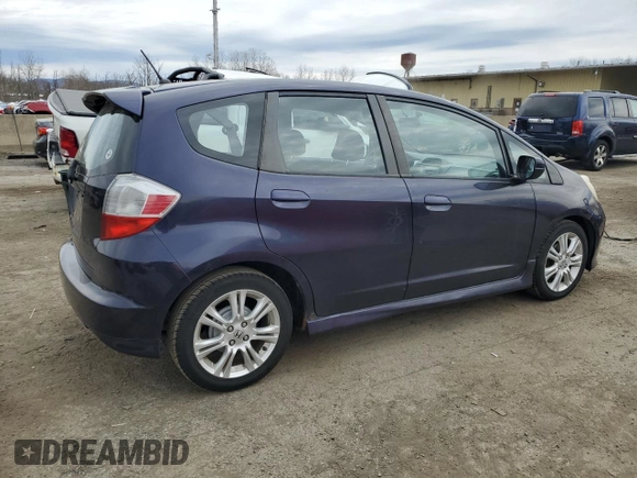 2010 Honda Fit Sport with VIN JHMGE8H42AC013515, listed as a Copart auction lot 53142415 with 122,764 mi miles and Clean Title. Bid and sale history available at carsss.com. Image 3.