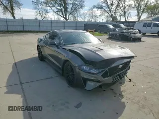 2020 Ford Mustang GT with VIN 1FA6P8CF3L5177093, listed as a Copart auction lot 50061925 with 44,749 mi miles and Salvage Title. Bid and sale history available at DreamBid. Image 10.