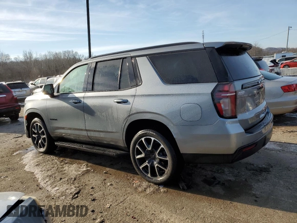 2023 Chevrolet Tahoe RST with VIN 1GNSKRKD4PR232976, listed as a Copart auction lot 87822015 with 58,484 mi miles and Salvage title. Bid and sale history available at DreamBid. Image 2.