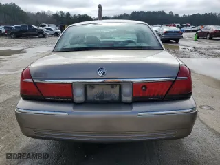 2002 Mercury Grand Marquis GS with VIN 2MEFM74W82X602041, listed as a Copart auction lot 46463515 with 144,298 mi miles and Salvage Title. Bid and sale history available at carsss.com. Image 6.
