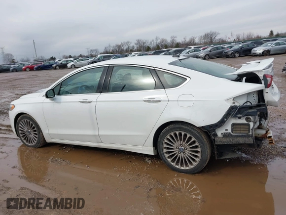 2016 Ford Fusion Titanium with VIN 3FA6P0K96GR158621, listed as a IAAI auction lot 41678349 with 182,162 mi miles. Bid and sale history available at carsss.com. Image 15.