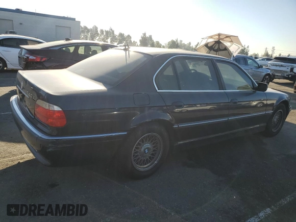 2001 BMW 7 Series 740iL with VIN WBAGH83461DP29311, listed as a Copart auction lot 75264604 with 143,972 mi miles and Clean Title. Bid and sale history available at carsss.com. Image 3.