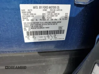 2021 Ford Explorer Limited with VIN 1FM5K8FW2MNA11693, listed as a Copart auction lot 44755345 with 31,500 mi miles and Salvage Title. Bid and sale history available at carsss.com. Image 16.