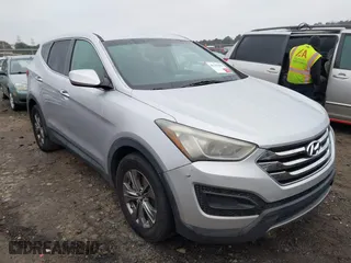 2014 Hyundai Santa Fe Sport with VIN 5XYZT3LB9EG135184, listed as a IAAI auction lot 41202065 with 189,394 mi miles. Bid and sale history available at carsss.com. Image 1.